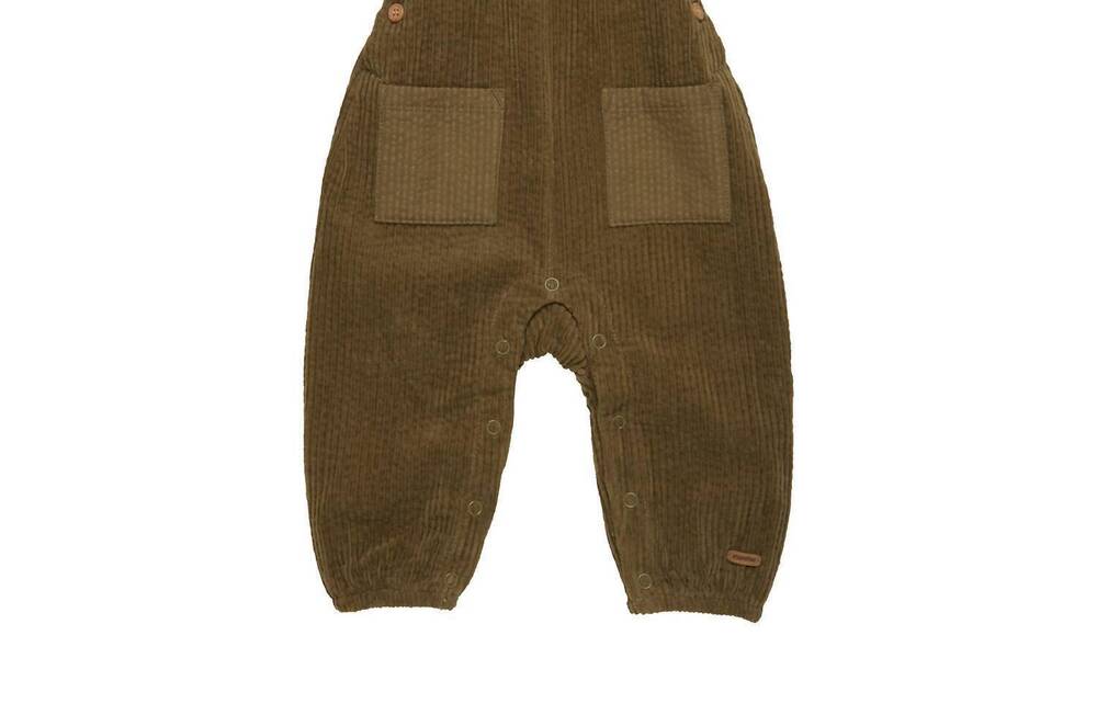NEW MINYMO kid's pine corduroy overall in green